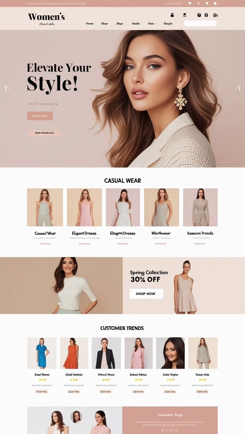 Shopify store built by an MDS Academy student